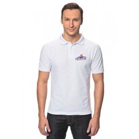 classic_polo_shirt с принтом ФК Иртыш Омск в Сыктывкаре,  |  | 