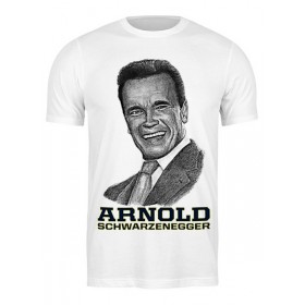 Мужская футболка с принтом Arnold Schwarzenegger в Сыктывкаре,  |  | 