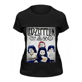 Женская футболка с принтом Led Zeppelin - toys в Сыктывкаре,  |  | 