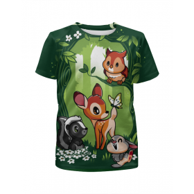 full_print_girl_tee с принтом BAMBI. БЭМБИ в Сыктывкаре,  |  | 