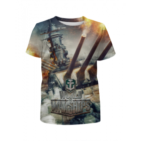 full_print_girl_tee с принтом World of Warships в Сыктывкаре,  |  | 