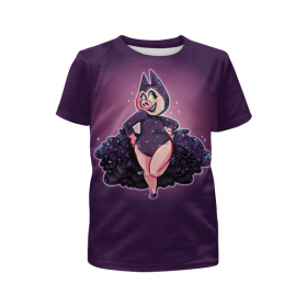 full_print_girl_tee с принтом Свинка Розита из Зверопой в Сыктывкаре,  |  | Тематика изображения на принте: 