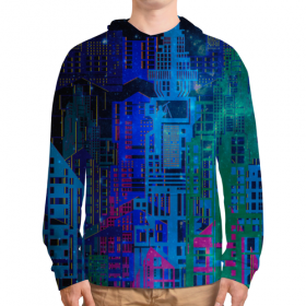 full_print_hoodie с принтом Космический город в Сыктывкаре, 92% хлопка 8% эластана Плотность: 245 гр/м2 |  | 