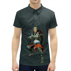 full_print_man_polo с принтом Black Desert в Сыктывкаре,  |  | 