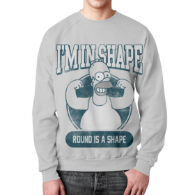 full_print_sweatshirt с принтом Симпсон. Я в форме... в Сыктывкаре,  |  | 