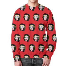 full_print_sweatshirt с принтом Che Guevara- Marilyn Monroe в Сыктывкаре,  |  | 