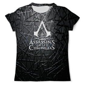 full_print_tee с принтом Assassins Creed в Сыктывкаре, Футболка с нанесением полноцветного изображения по всей поверхности может быть выполнена в двух вариантах - ХЛОПОК и СИНТЕТИКА. | Хлопок - ткань из 100% хлопка высшего качества пенье.  <br>Синтетика - ткань с высоким содержанием синтетического волокна (до 80%).  Материал хорошо тянется, имеет приятную на ощупь фактуру | 