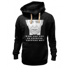 hoodie с принтом Who are you to fucking lecture me?! в Сыктывкаре,  |  | 