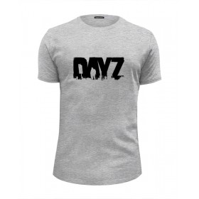 Мужская футболка Premium с принтом DayZ T-shirt в Сыктывкаре, Белый, черный, серый меланж, голубой: 100% хлопок, плотность 160 гр. Остальные цвета: 92% хлопок, 8% лайкра, плотность 170-180гр. |  | Тематика изображения на принте: 