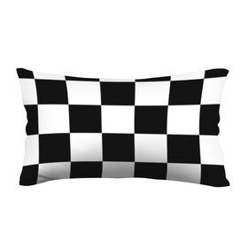 Подушка 3D антистресс с принтом Клетка в Сыктывкаре, наволочка — 100% полиэстер, наполнитель — вспененный полистирол | состоит из подушки и наволочки на молнии | белый | черно белый | черный | шахматная