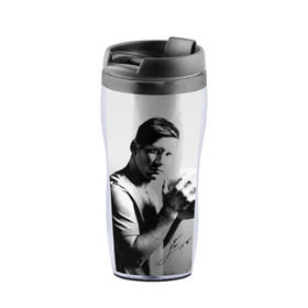 Термокружка-непроливайка Лионель Месси: в Сыктывкаре, внутренняя часть — пищевой пластик, наружная часть — прозрачный пластик, между ними — полиграфическая вставка с рисунком | объем — 350 мл, герметичная крышка | Тематика изображения на принте: barcelona | messi | барселона | спорт | футбол