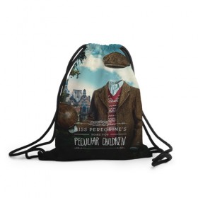 Рюкзак-мешок 3D с принтом Миллард Наллингс в Сыктывкаре, 100% полиэстер | плотность ткани — 200 г/м2, размер — 35 х 45 см; лямки — толстые шнурки, застежка на шнуровке, без карманов и подкладки | дом странных детей