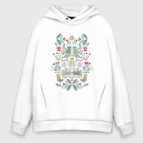 Мужское худи Oversize хлопок с принтом Котики в Сыктывкаре, френч-терри — 70% хлопок, 30% полиэстер. Мягкий теплый начес внутри —100% хлопок | боковые карманы, эластичные манжеты и нижняя кромка, капюшон на магнитной кнопке | киса домашние животные | кот | котик | котики | коты | кошка | кошки