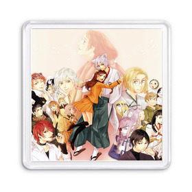 Магнит 55*55 с принтом Очень приятно Бог в Сыктывкаре, Пластик | Размер: 65*65 мм; Размер печати: 55*55 мм | Тематика изображения на принте: anime | manga | mizuki | nanami momozono | tomoe mikage | аниме | манга | мидзуки | нанами момодзоно | очень приятно бог | томоэ микагэ