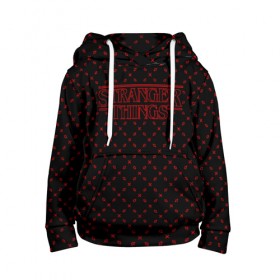 Детская толстовка 3D с принтом STRANGER THINGS в Сыктывкаре, 100% полиэстер | двухслойный капюшон со шнурком для регулировки, мягкие манжеты на рукавах и по низу толстовки, спереди карман-кенгуру с мягким внутренним слоем | Тематика изображения на принте: 011 | down | eleven | netflix | season | series | strange | stranger | things | upside | дела | дина | загадочные | монстр | монстры | одиннадцать | очень | сезон | сериал | сериалы | события | странные | ужасы