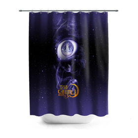 Штора 3D для ванной с принтом Глаз Отель Дель Луна в Сыктывкаре, 100% полиэстер | плотность материала — 100 г/м2. Стандартный размер — 146 см х 180 см. По верхнему краю — пластиковые люверсы для креплений. В комплекте 10 пластиковых колец | герои сериалов | дорама | дорамы | корейский | корейский сериал | луна | отель | отель дель луна | сериал | сериал 2019