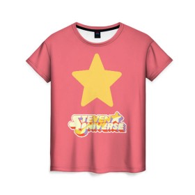 Женская футболка 3D с принтом Steven Universe в Сыктывкаре, 100% полиэфир ( синтетическое хлопкоподобное полотно) | прямой крой, круглый вырез горловины, длина до линии бедер | steven universe | аметист | вселенная стивена | гранат | жемчуг | конни махесваран | кристальные самоцветы | лазурит | ляпис лазурит | перидот | самоцветы | стивен кварц юнивёрс