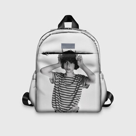 Детский рюкзак 3D с принтом finn wolfhard в Сыктывкаре, 100% полиэстер | лямки с регулируемой длиной, сверху петелька, чтобы рюкзак можно было повесить на вешалку. Основное отделение закрывается на молнию, как и внешний карман. Внутри дополнительный карман. По бокам два дополнительных кармашка | Тематика изображения на принте: finn wolfhard | очень странные дела | финн вулфард