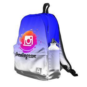 Рюкзак 3D INSTAGRAM: в Сыктывкаре, 100% полиэстер | лямки с регулируемой длиной, сверху петелька, чтобы рюкзак можно было повесить на вешалку. Основное отделение закрывается на молнию, как и внешний карман. Внутри два дополнительных кармана, один из которых закрывается на молнию. По бокам два дополнительных кармашка | Тематика изображения на принте: insta | instagram | instagramm | social | видео | инста | инстаграм | инстаграмм | приложение | социальная сеть | фото