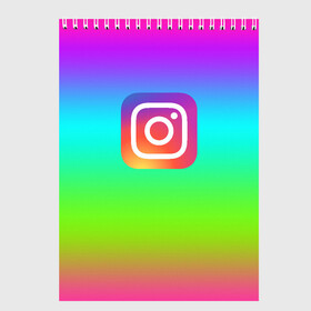 Скетчбук ИНСТАГРАМ: в Сыктывкаре, 100% бумага
 | 48 листов, плотность листов — 100 г/м2, плотность картонной обложки — 250 г/м2. Листы скреплены сверху удобной пружинной спиралью | Тематика изображения на принте: insta | instagram | instagramm | social | видео | инста | инстаграм | инстаграмм | приложение | социальная сеть | фото