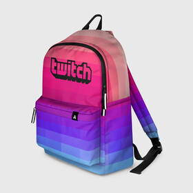 Рюкзак 3D TWITCH: в Сыктывкаре, 100% полиэстер | лямки с регулируемой длиной, сверху петелька, чтобы рюкзак можно было повесить на вешалку. Основное отделение закрывается на молнию, как и внешний карман. Внутри два дополнительных кармана, один из которых закрывается на молнию. По бокам два дополнительных кармашка | Тематика изображения на принте: game | gamer | logo | trend | twitch | twitties | игры | логотип | мода | надписи | стрим | твитч | тренд