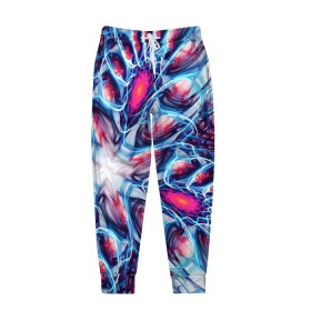 Мужские брюки 3D с принтом ABSTRACTION ILLUSION в Сыктывкаре, 100% полиэстер | манжеты по низу, эластичный пояс регулируется шнурком, по бокам два кармана без застежек, внутренняя часть кармана из мелкой сетки | abstract | abstraction | texture | абстракция | геометрия | иллюзия | обман зрения | оптический узор | текстура