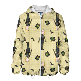 Мужская куртка 3D Бет: в Сыктывкаре, ткань верха — 100% полиэстер, подклад — флис | прямой крой, подол и капюшон оформлены резинкой с фиксаторами, два кармана без застежек по бокам, один большой потайной карман на груди. Карман на груди застегивается на липучку | adult swim | cartoon network | rick and morty | vdsvar | бет | рик и морти