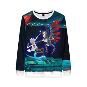 Женский свитшот 3D Rick VS Phoenix Person: в Сыктывкаре, 100% полиэстер с мягким внутренним слоем | круглый вырез горловины, мягкая резинка на манжетах и поясе, свободная посадка по фигуре | phoenix person | phoenixperson | rick | rick and morty | rick sanchez | vdzabma | рик | рик и морти | рик санчез | феникс личность