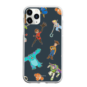 Чехол для iPhone 11 Pro матовый с принтом Персонажи Pixar в Сыктывкаре, Силикон |  | incredibles | monsters inc. | pixar | toy story | up | woody cowboy | в поисках немо | вверх | история игрушек | ковбой вуди | корпорация монстров | лампа | майк вазовски | пиксар | салли | суперсемейка