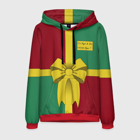 Мужская толстовка 3D с принтом Свитер Райана Рейнольдса в Сыктывкаре, 100% полиэстер | двухслойный капюшон со шнурком для регулировки, мягкие манжеты на рукавах и по низу толстовки, спереди карман-кенгуру с мягким внутренним слоем. | 2020 | christmas | deadpool | gift | hugh jackman | jake gyllenhaal | new year | present | ryan reynolds | snow | ugly xmas sweater | winter | джейк джилленхол | дэдпул | зима | новый год | подарок | райан рейнольдс | рождество | снег | уродливый новогодн