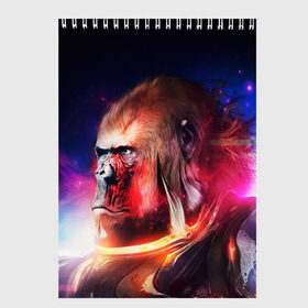 Скетчбук с принтом Обезьяна в космосе в Сыктывкаре, 100% бумага
 | 48 листов, плотность листов — 100 г/м2, плотность картонной обложки — 250 г/м2. Листы скреплены сверху удобной пружинной спиралью | cosmonavt | galaxy | nasa | nebula | space | star | абстракция | астронавт | вселенная | галактика | звезда | звезды | космический | космонавт | наса | планеты | скафандр