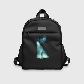 Детский рюкзак 3D с принтом Я слежу за тобой в Сыктывкаре, 100% полиэстер | лямки с регулируемой длиной, сверху петелька, чтобы рюкзак можно было повесить на вешалку. Основное отделение закрывается на молнию, как и внешний карман. Внутри дополнительный карман. По бокам два дополнительных кармашка | 51 | abduction | alien | area | believe | circles | cow | crop | flying | galaxy | moon | saucer | ship | space | галтика | зона | корабль | корова | космос | круг | круги | летающая | луна | на | полях | пришелец | тарелка