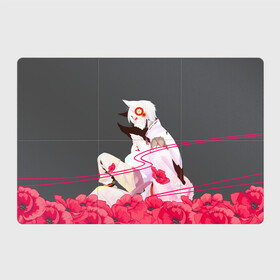 Магнитный плакат 3Х2 с принтом Flower Tomoe в Сыктывкаре, Полимерный материал с магнитным слоем | 6 деталей размером 9*9 см | Тематика изображения на принте: akura | kamisama kiss | kitsune | mizuki | nanami | tomoe | yokai | акура | аниме | бог | боги | демон лис | демоны | ёкай | змея | йокай | кицуне | лис | мидзуки | мизуки | нанами | неко | очень приятно бог | томое | томоэ