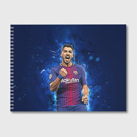 Альбом для рисования с принтом Луис Альберто в Сыктывкаре, 100% бумага
 | матовая бумага, плотность 200 мг. | Тематика изображения на принте: luis suarez | luis surez | madrid | барселона | луис альберто суарес | мадрид | фк | футбол | футбольный клуб