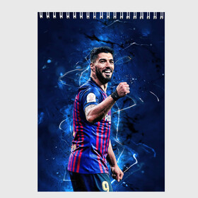 Скетчбук с принтом Луис Альберто Суарес в Сыктывкаре, 100% бумага
 | 48 листов, плотность листов — 100 г/м2, плотность картонной обложки — 250 г/м2. Листы скреплены сверху удобной пружинной спиралью | Тематика изображения на принте: luis suarez | luis surez | madrid | барселона | луис альберто суарес | мадрид | фк | футбол | футбольный клуб