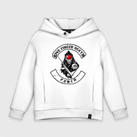 Детское худи Oversize хлопок с принтом Five Finger Death Punch в Сыктывкаре, френч-терри — 70% хлопок, 30% полиэстер. Мягкий теплый начес внутри —100% хлопок | боковые карманы, эластичные манжеты и нижняя кромка, капюшон на магнитной кнопке | 5fdp | cмертельный удар пятью пальцами | f8 рок | ffdp | five finger death punch | metal | rock | skull | золтан батори | метал | музыка | рок группы | рокерские | череп