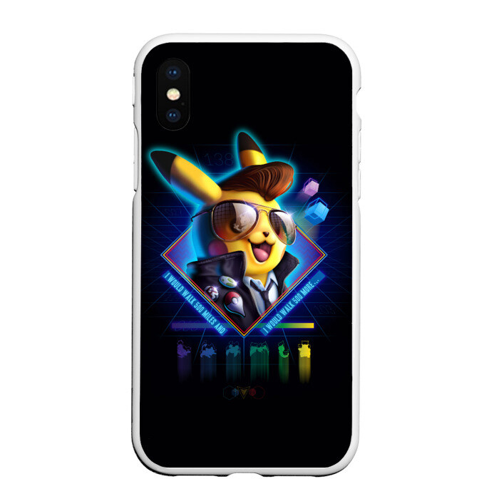 Чехол для iPhone XS Max матовый Пикачу фото